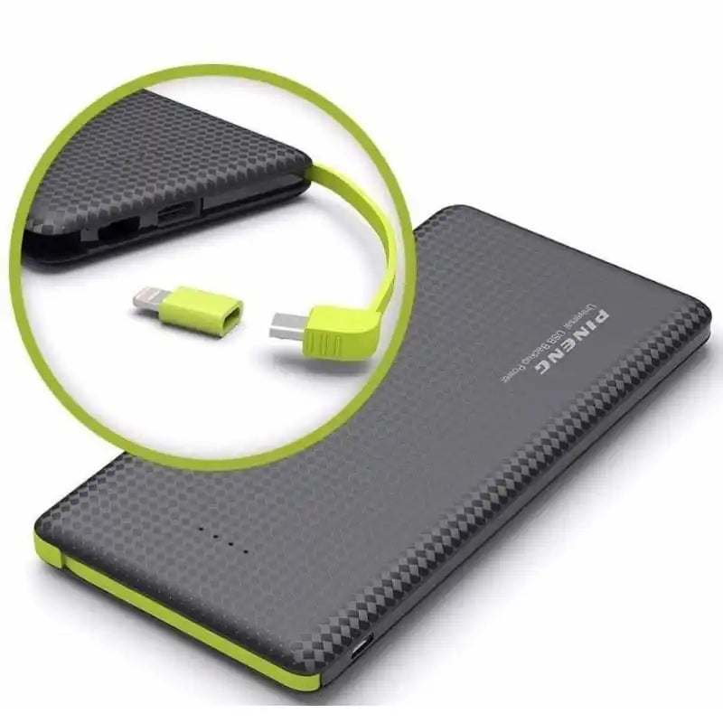 Portable Power Bank Charger for V8/Lightning 10000Mah Portable Pineng Battery