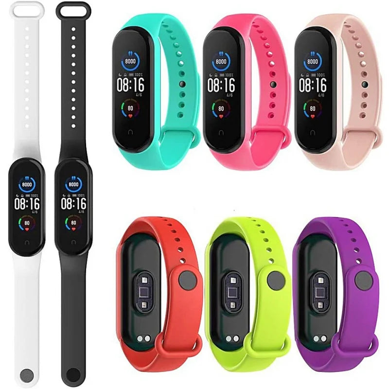 Nova Mi Band 5 e 6 Pulseira de Silicone Ótima Qualidade